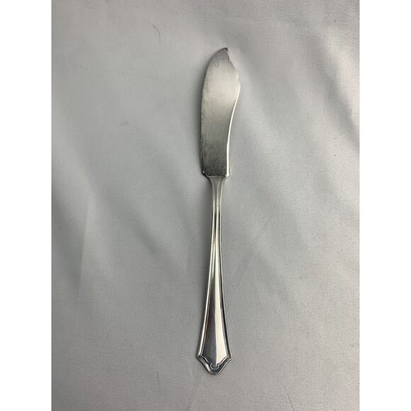 Vintage Oneida Community Par Plate Vernon-Ashley 7 1/4" Butter Knife Turned Hand - Picture 2 of 8